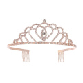 Women's Crown Tiara Girls Princess Rhinestone With Comb